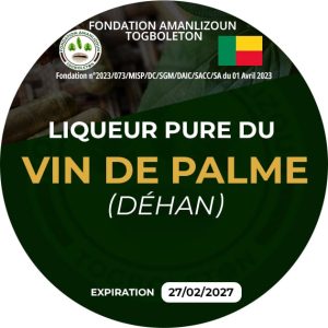 Liqueur pure du vin de palme